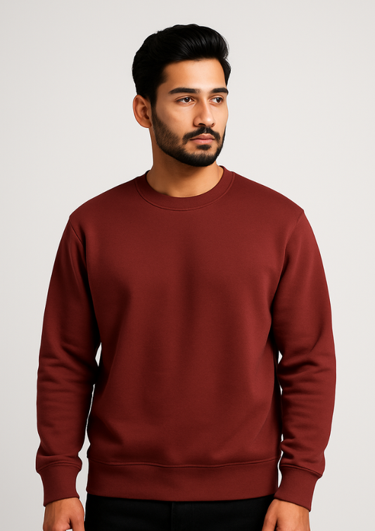 Men’s Classic Maroon Sweatshirt