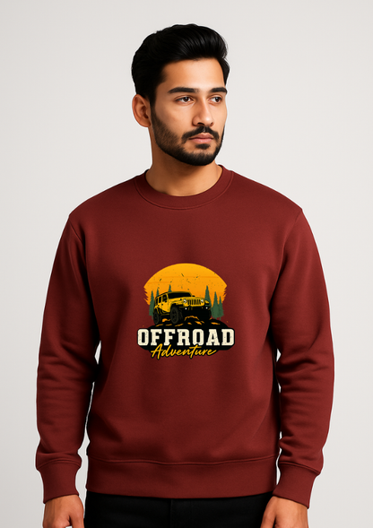 Off-road Adventure Graphic Sweatshirt