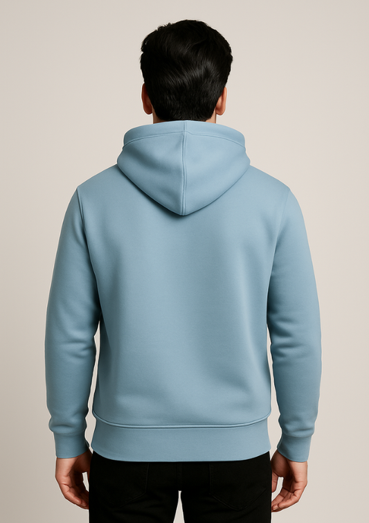 Men’s Classic Ice Blue Hoodie