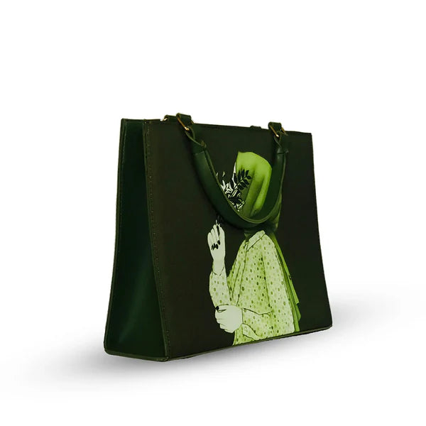 IS-01056-Hijab Tote Bag-Green